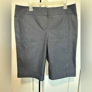 Semantiks Bermuda Women's Cotton-blend Gray Shorts size 14